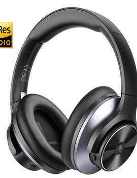Focus ANC Wireless Bluetooth Headphones Hi-Res Audio Hybrid Active Noise Cancelling Headset With Mic Type C Fast Charge