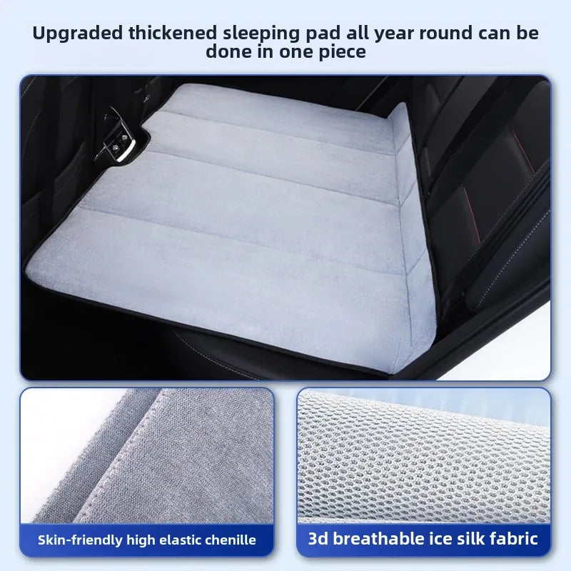 Universal Car Travelling Bed Thickened SUV Back Seat Folding Sleeping Pad Non-Inflatable Camping Accommodation Transport Bed