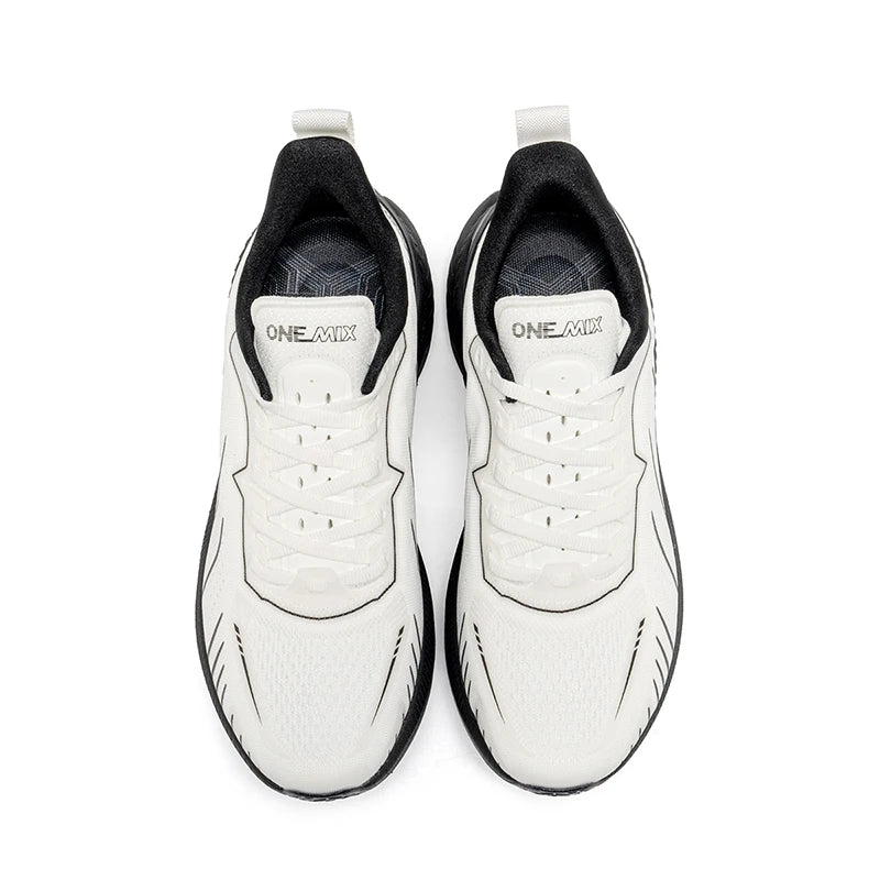 Cushioning Running Shoes For Men Suitable Heavy Runners Lace Up Sports Women Non-slip Outdoor Athletic Male Sneakers