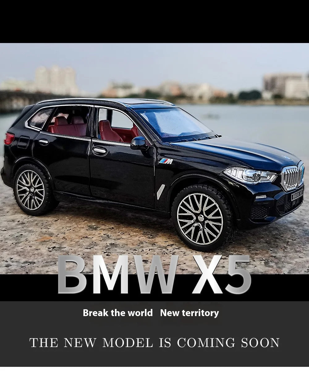 1/32 Scale BMW X5 SUV Alloy Car Diecast Model Pull Back  Toy Collection Of Hobby Decorative Fine Ornaments Gifts