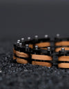 Fashion Bracelet for Metal Stainless Steel Wood Strap Jewelry Bracelets