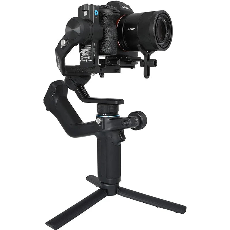 Mini 2 Handheld Gimbal 3-Axis Mirrorless & Action Camera Smartphone with AI tracker Magnetic Fill, 1.2kg Payload