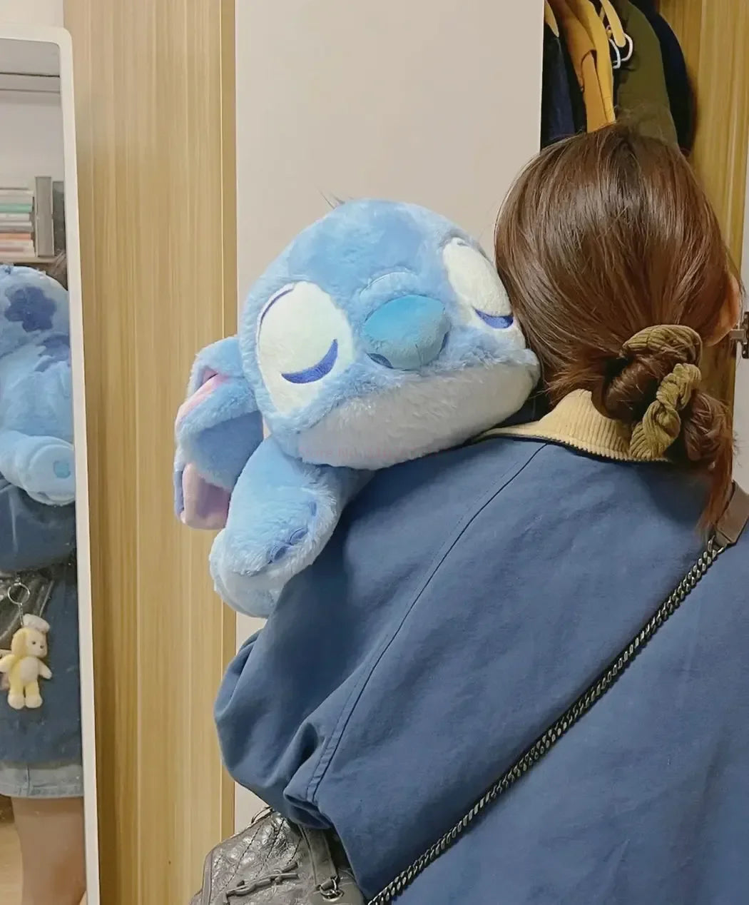 Disney Kawaii Lilo Stitch Stuffed Plush Toys Doll Sofa Cushion Pillow Cartoon Anime Figure Peluches  Girl Birthday Gift