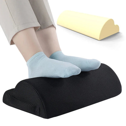 1Pc Foot Rest for Under Desk at Work-Ergonomic Design Foot Stool for Fatigue with Memory Foam,Non Slip Bead,Washable