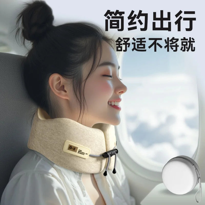 Portable Memory Foam Travel Pillow U-Shaped Ergonomic Neck Support For Airplane Car Office Nap Sleeping Headrest Soft Cushion