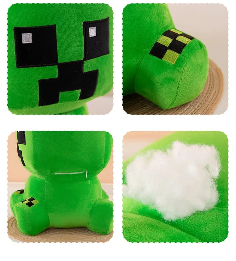 Pixel Art Character Plush Stuffed Doll Toy