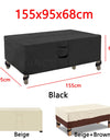 L Shape Corner Outdoor Sofa Cover Waterproof Rattan Corner Furniture Cover V Shape Sofa Table Chair Protective Dust Covers