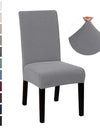1PC Stretch Dining Chair Covers Polar Fleece Chairs Cover Seat Slipcovers Universal Dust Protector Cover for Hotel Party Banquet