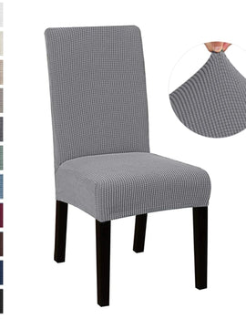 1PC Stretch Dining Chair Covers Polar Fleece Chairs Cover Seat Slipcovers Universal Dust Protector Cover for Hotel Party Banquet