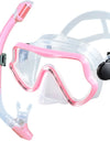 Scuba Diving Mask Snorkel Set For Adults Tempered Glass Professional Panoramic Snorkeling Gear Swimming Training Snorkel Kit