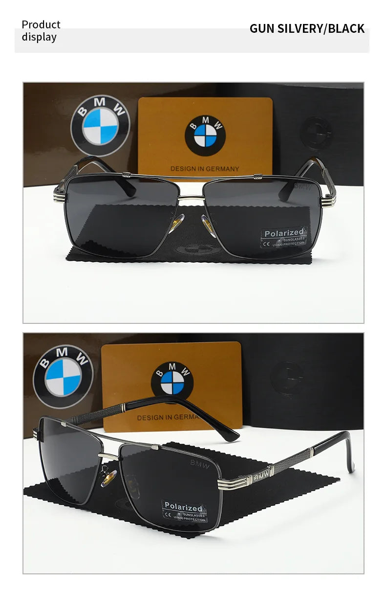 BWM Luxury Polarized Sunglasses Men UV Anti-Glare glasses For BMW