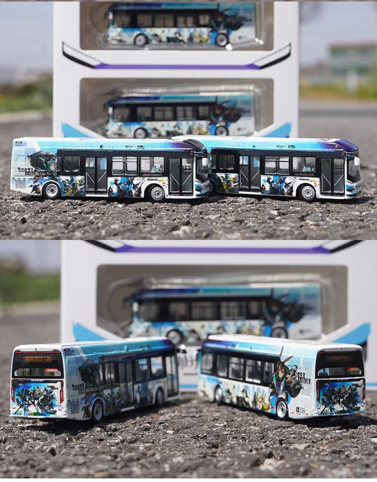 1 120 Scale Shanghai City Tour Bus Diecast Model Vehicle