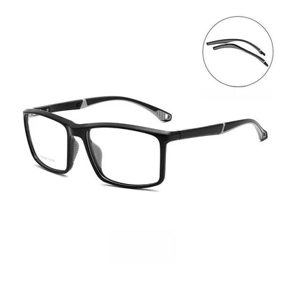 Fashion Ultra-light Flexible TR90 Basketball Eyewear Square Optical Prescription Sports Glasses Frame Men and Women