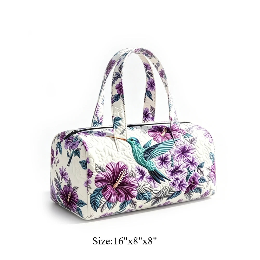 Vintage Bird Duffel Bag Goldfinch Floral Print Overnight Classic Art Style Travel Weekender Lightweight Gym Carry On Luggage