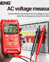 Mini Digital Multimeter AC/DC Voltage Meter 1999 Counts Multimetro Ohm NCV Electricity Tools Measuring Instruments
