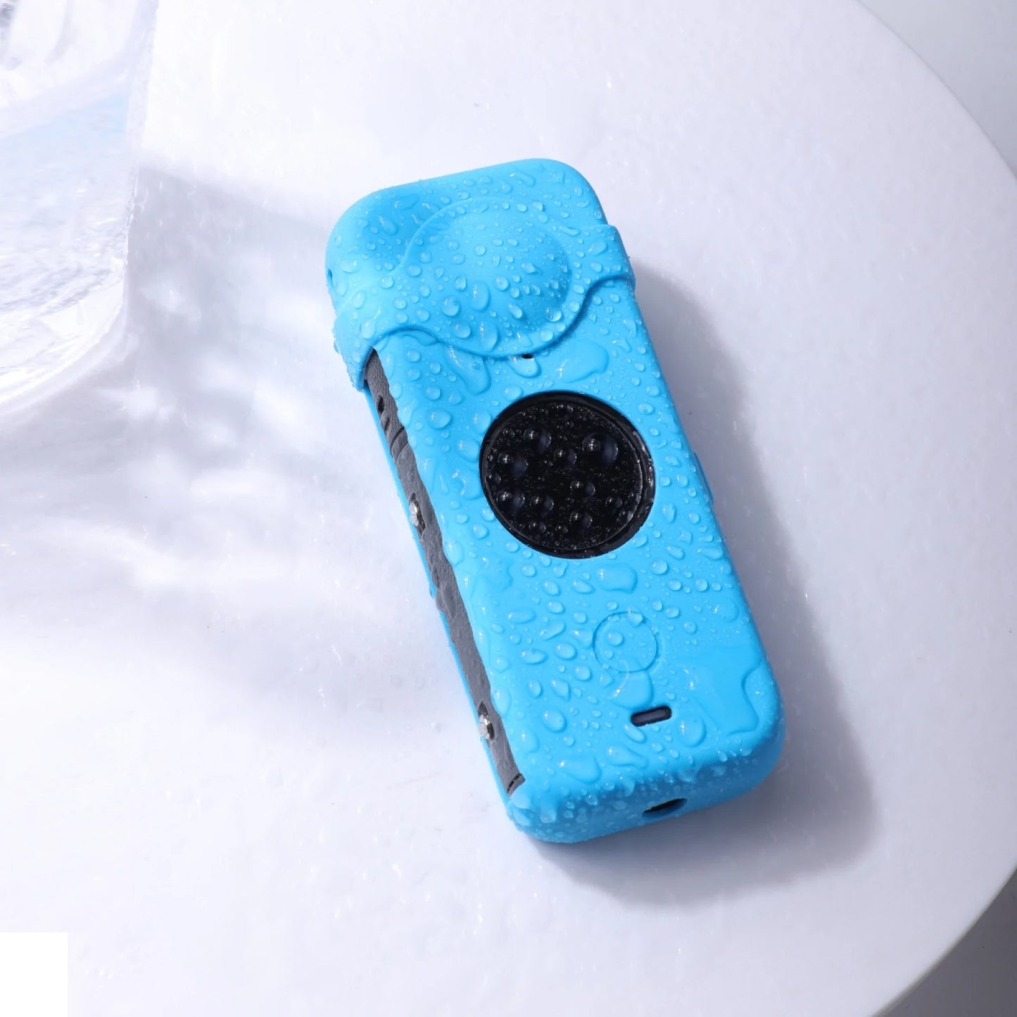 Full Body Dust-proof Silicone Case with Lens Cover for Insta360 ONE X2