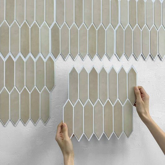10pcs Decorative 3D Wall Panel Peel and Stick Tile Sticker Self Adhesive Kitchen Tile Backsplash Bathroom Wall Sticker 30x30cm