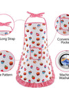 Apron for Little Girls 4/11Pcs Kids Kitchen Cooking Baking Pretend Play Set Simulation Pink Chef Baking Tool Play House Toys