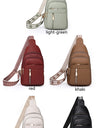 Women Chest Bags High Quality Leather Female Cross body Bag Designer Brand Shoulder Bags Luxury Storage