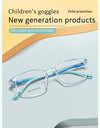 Ultra light new TR90 children's glasses frame, suitable for myopia and farsightedness, with high-quality lenses