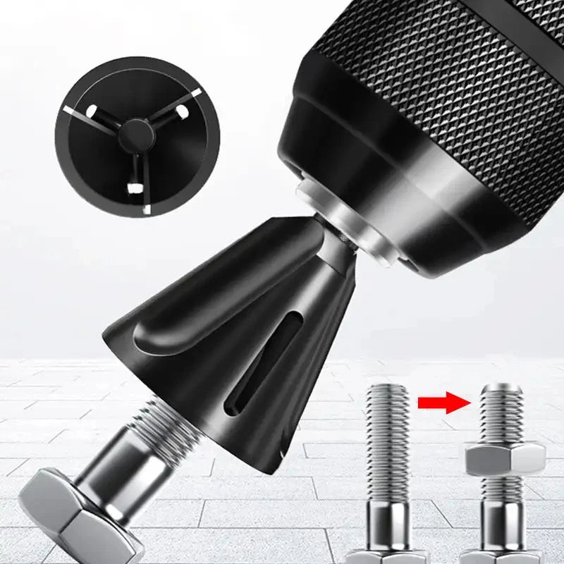 Deburring & Chamfering Machine Outer Circle Chamfering Thread Fillet Trimming Screw Bolt Trimming Drilling Tool Power Tool A