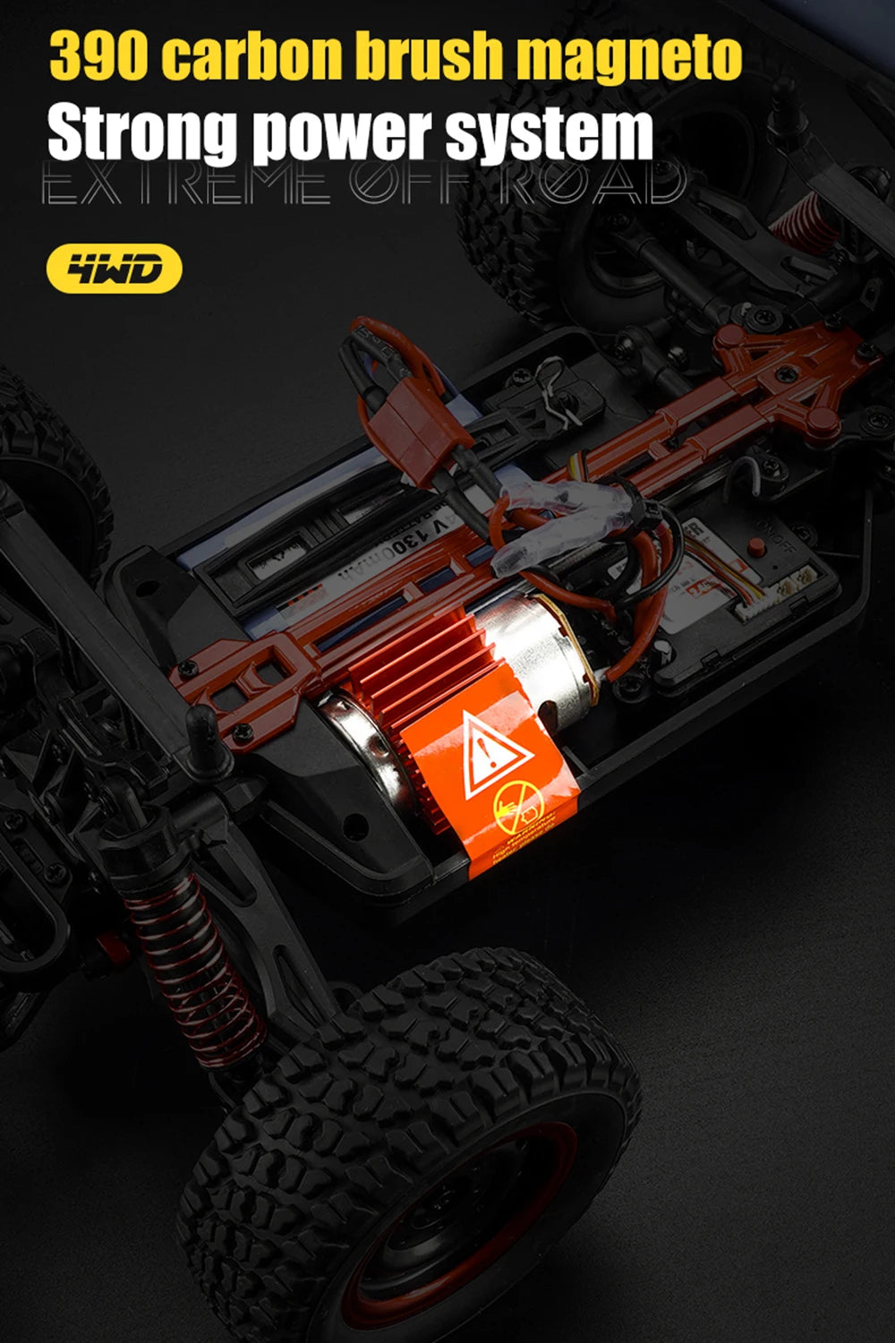 50KM/H 4WD RC Car With LED Remote Control Off-road Cars High Speed Drift Monster Truck for s vs Wltoys 144001 Toys
