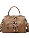 Handbags High Quality Leather Shoulder Bags Designer Solid Color Handbag