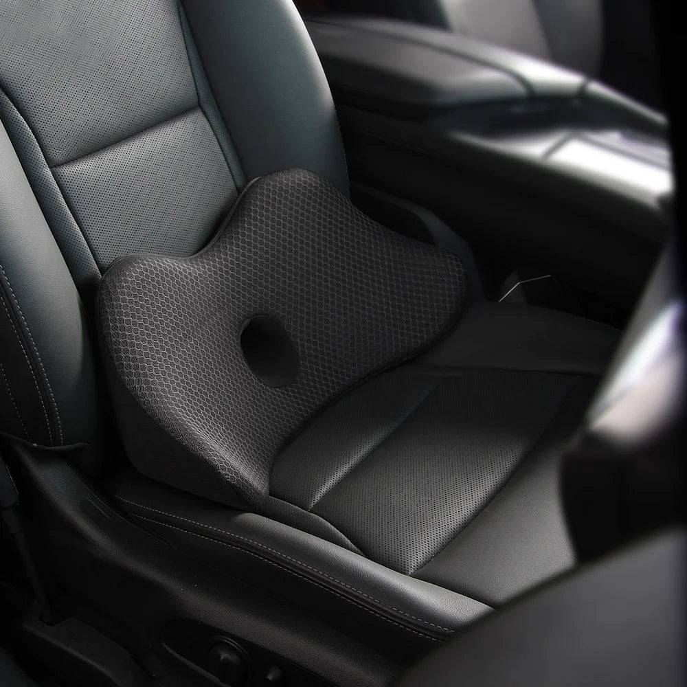 Lumbar Support Pillow Memory Foam Car Seat Waist Cushion Relieve Back Pain Soft and Comfortable For Office Home Car