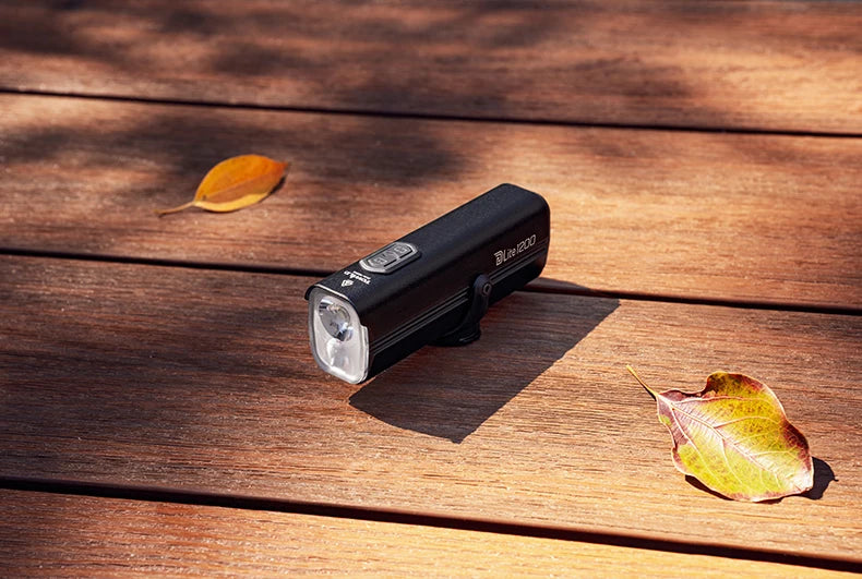 DLite 1200 Flood/Focus Beam Smart Remote Control 4000mAh battery Type-C rechargeable Road MTB Bike Light