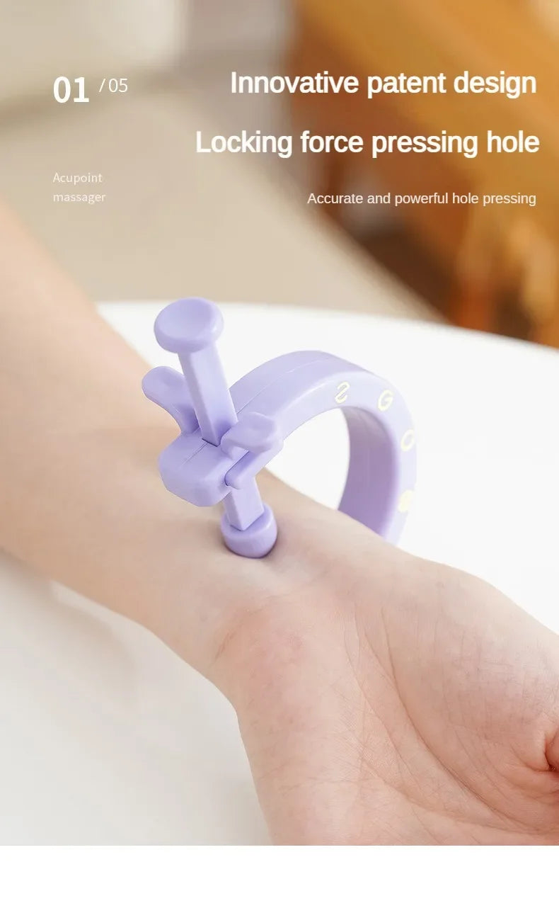 Finger Joint Hand Feet Massager Wearable Acupressure Massager Headache Relief Tension Relief Relieving Head Pain