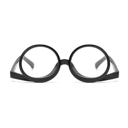 Round Makeup Reading Glasses Magnifying Flip Down Cosmetic Readers Folding Makeup Glasses Cosmetic