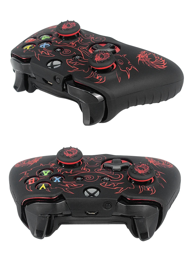 Silicone Protective Case for Xbox One Controller – Anti-Slip Skin with Thumb Grip Accessories
