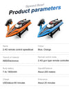 Rc Boat Large 48Cm 40Km/h High-Speed Remote Control Speedboat 2.4G Waterproof Electric Racing Ship Water Toys for Boys