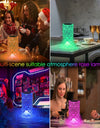 3/16 Colour LED Crystal Table Lamp Rechargeable Touch Rose Romantic Night Lamp