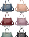 3 Layers Quality Leather Luxury Handbags Bags Designer Crossbody Bags for Women Large Capacity Tote Bag