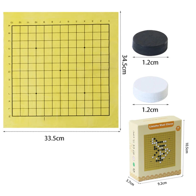 Wooden Peg Solitaire Strategy Board Game