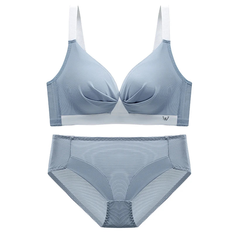 Women’s Fashion Lingerie Set – Comfortable Push-Up Bra & Antibacterial Panties