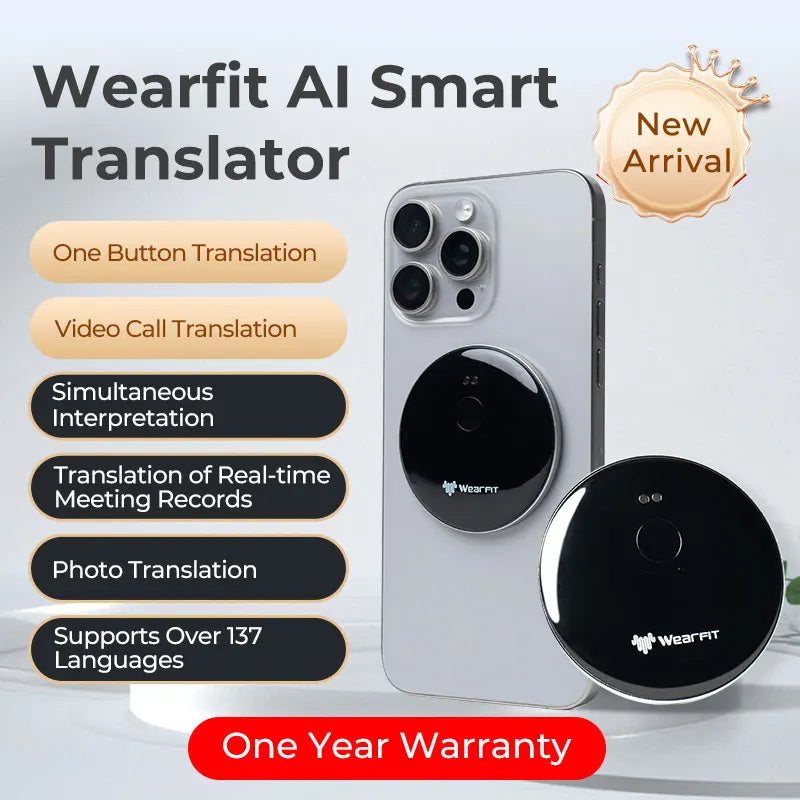AI Voice Assistant Accurate Translator 139 Languages Video Photo Record Translate Simultaneous Interpretation Translation