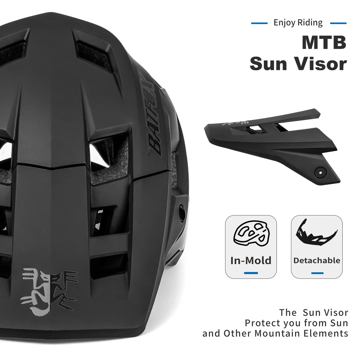 MTB Cycling Helmet With Adjustable Fit And Removable Padding