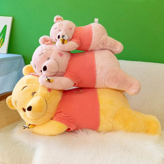 Winnie Bear Plush Stuffed Animal Soft Cartoon Pillow