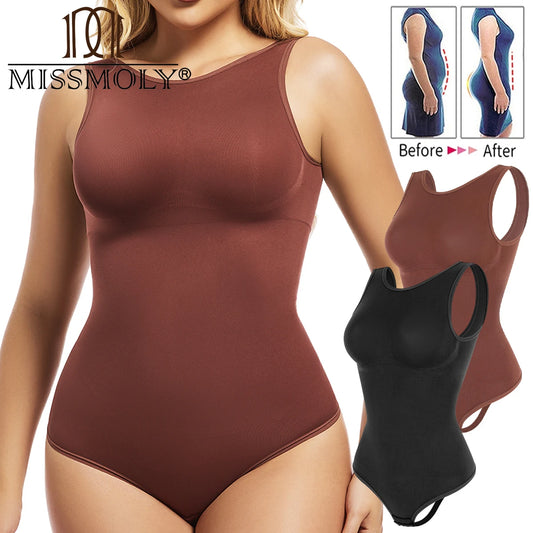 Women Backless Tank Bodysuit Shapewear – Tummy Control & Butt Lifter