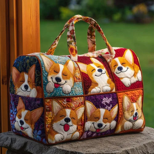 Adjustable Strap 3D Quilted Duffle Bag Large Capacity Sports Travel Tote