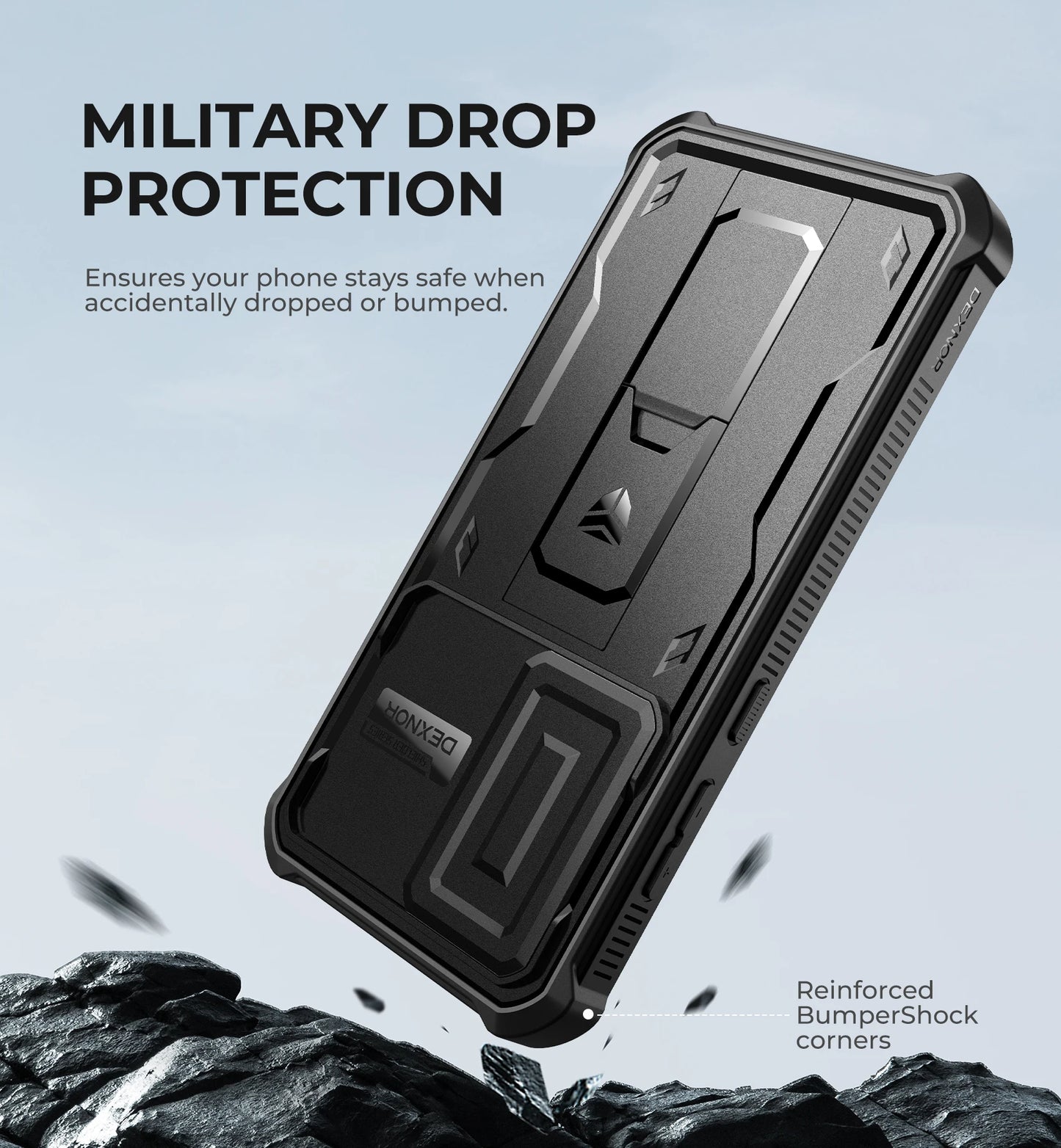 For Samsung Galaxy S24 FE Case with Built-inSlide Camera Cover Full Body Heavy-Duty Rugged Case holder Built-in Screen Protector