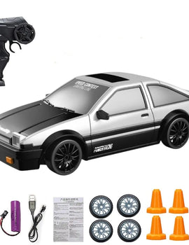 2.4G Drift Rc Car 4WD RC Drift Car Toy Remote Control GTR Model AE86 Vehicle Car RC Racing Car Toy for  Christmas Gifts
