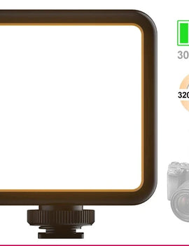 Mini LED Video Light On Camera Photo Studio Lighting Soft Diffuser Tiktok Youtube Livestream Vlog Light