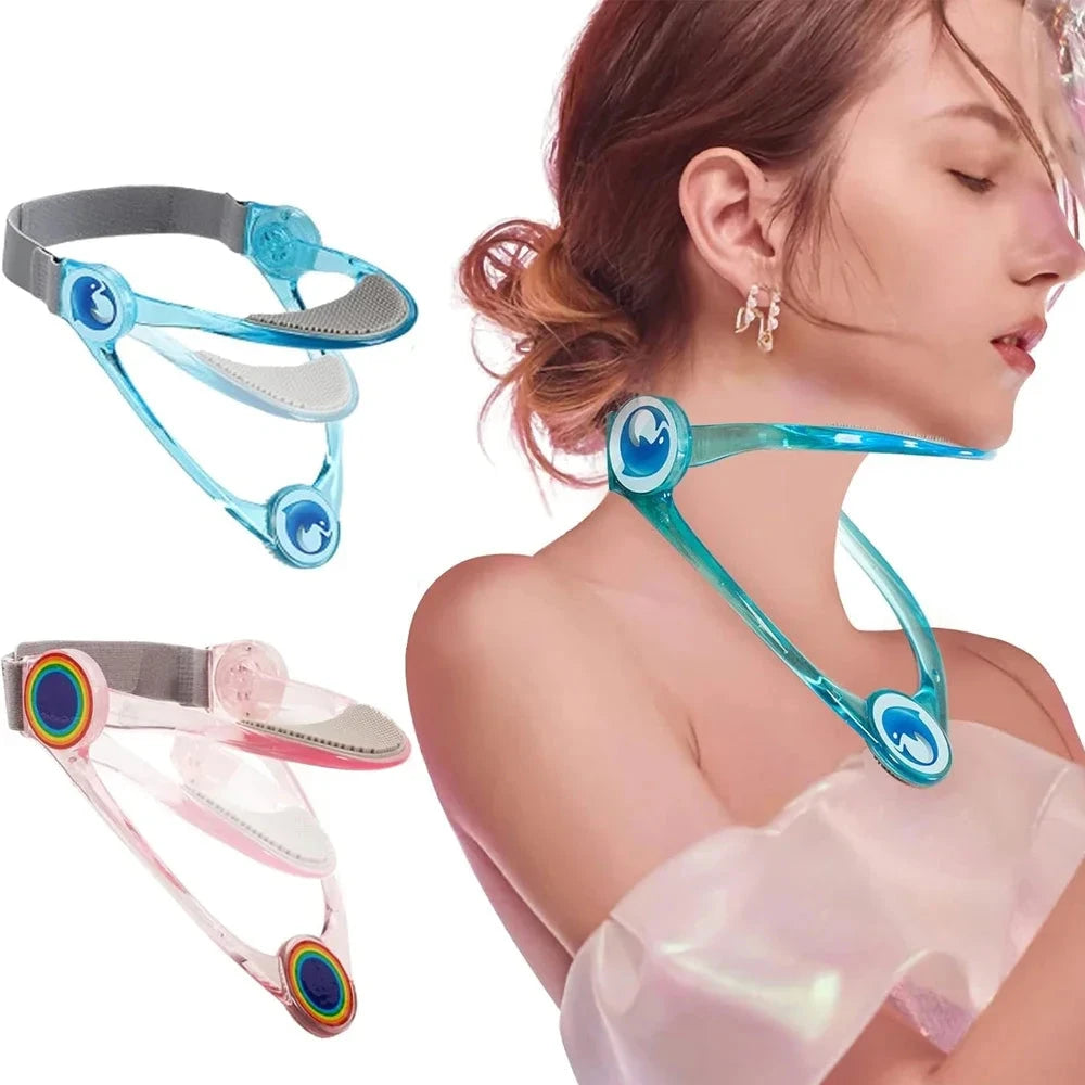 Adjustable Neck Support Brace,Neck Stretcher Exerciser Cervical,Neck Traction Device,Correction for Spine Pressure Pain Relief