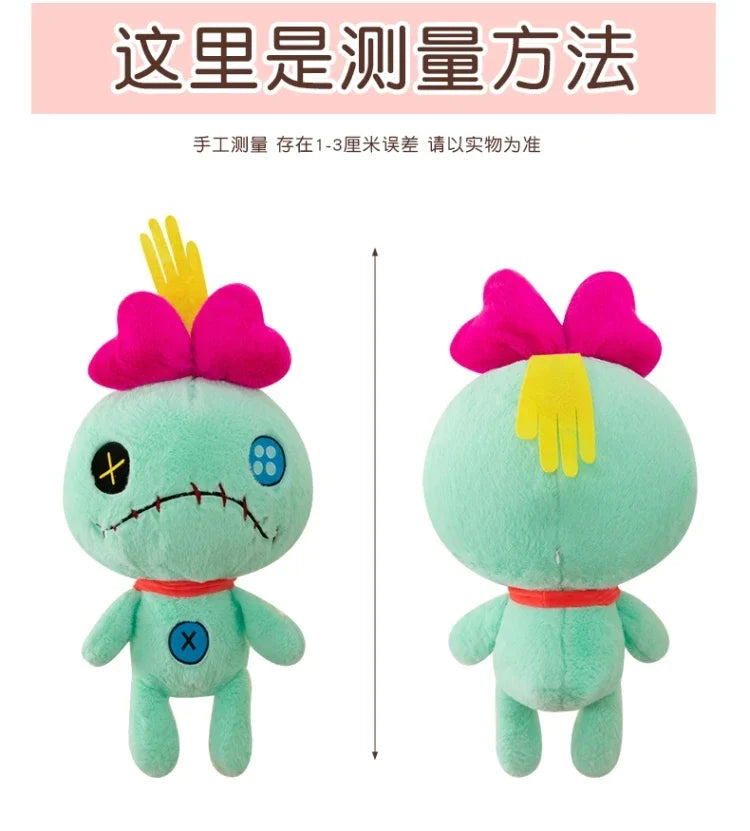 Oversize 100cm Disney Stitch Little Monster Friends Plush Toys Scrump Cartoon Soft Stuffed Dolls Plush Pillow Kids Birthday Gift