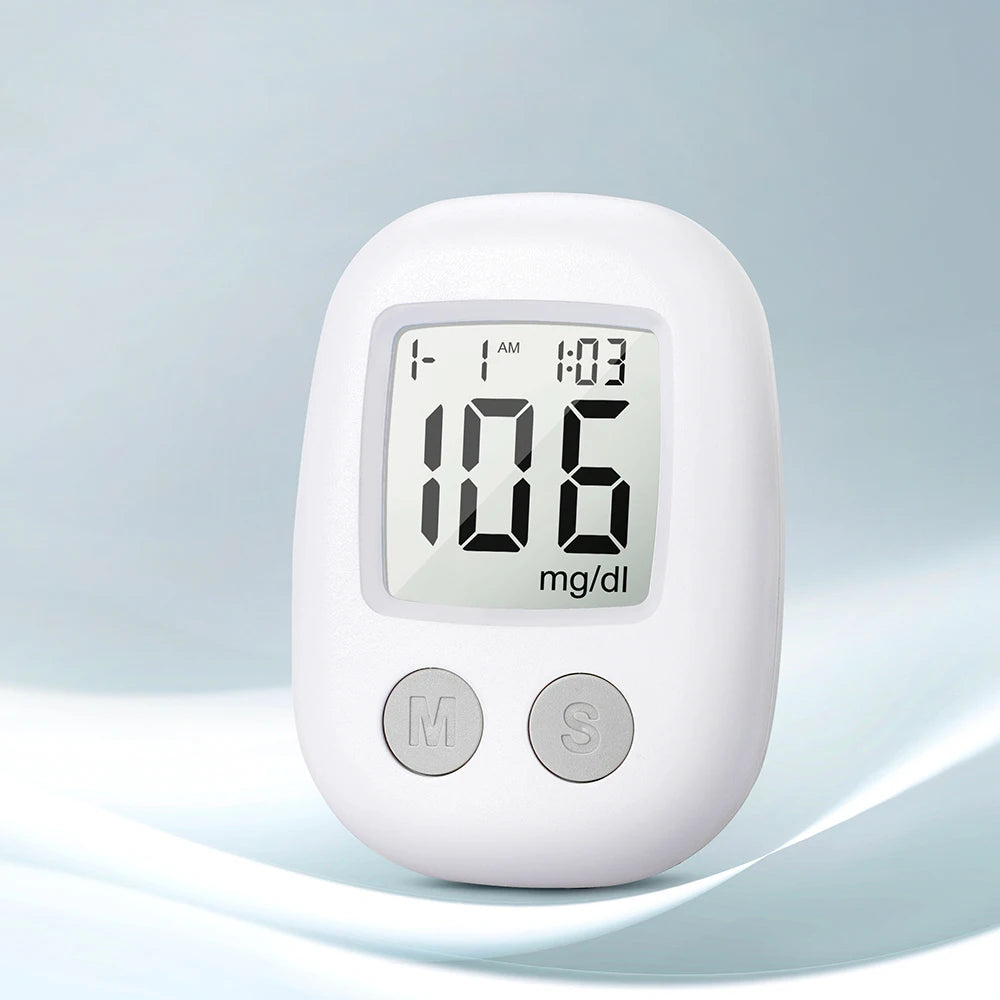 Blood Glucose Meter Glucometer Diabetes Medical Devices with Test Strips Lancets Blood Sugar Meter glucometer Monitor