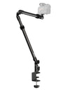 Camera Desk Setup Stand Adjustable Desk Mount with Holding Arm Max Load 2KG for Mirrorless Camera Microphone
