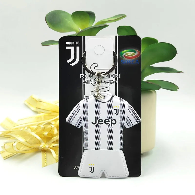 Football Jersey Keychain Soccer Team Shirt Bag Charm Sports Souvenir